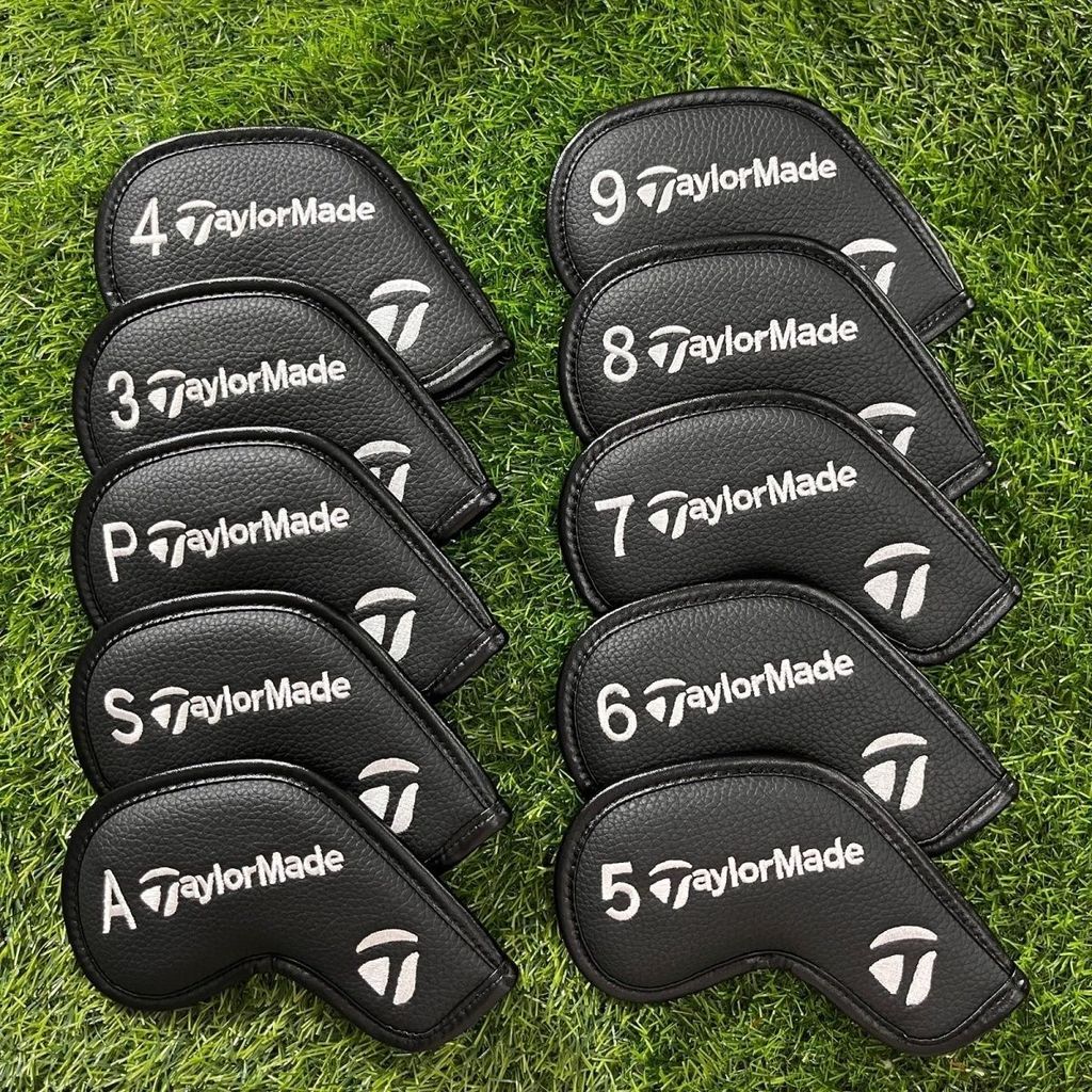 2026 THGolf Golf ใหม่ Iron Club Cover Universal PU Club Head Cover ลิ้นจี่หมวกแม่เหล็กฝาครอบป้องกัน 