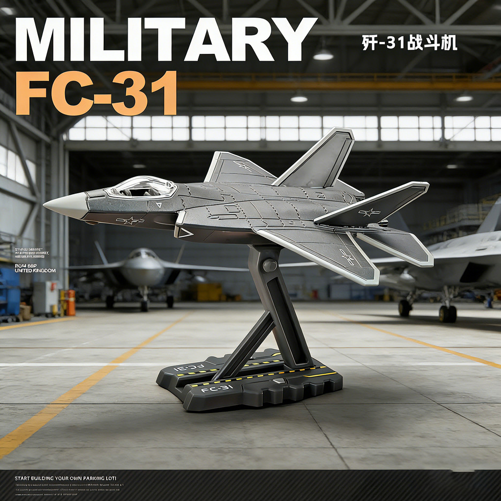 Kaidiwei J-31 Fighter รุ่นโลหะผสมขนาดเล็กเครื่องบิน J-35 J-20 ลูกปัด Marine นิทรรศการของที่ระลึกเครื