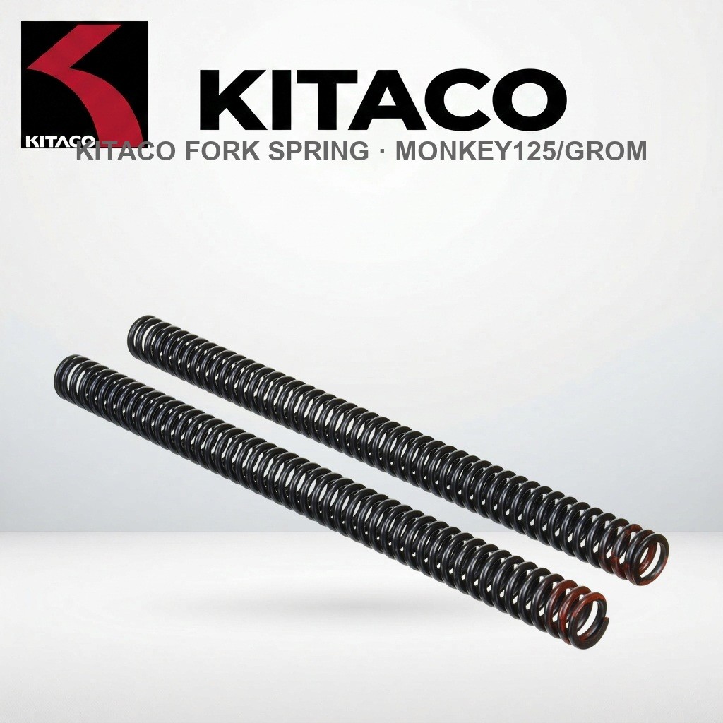 สปริงในโช้คหน้า KITACO (หลายความแข็ง) สำหรับ Honda Monkey 125/Grom | KITACO Front Fork Inner Spring,