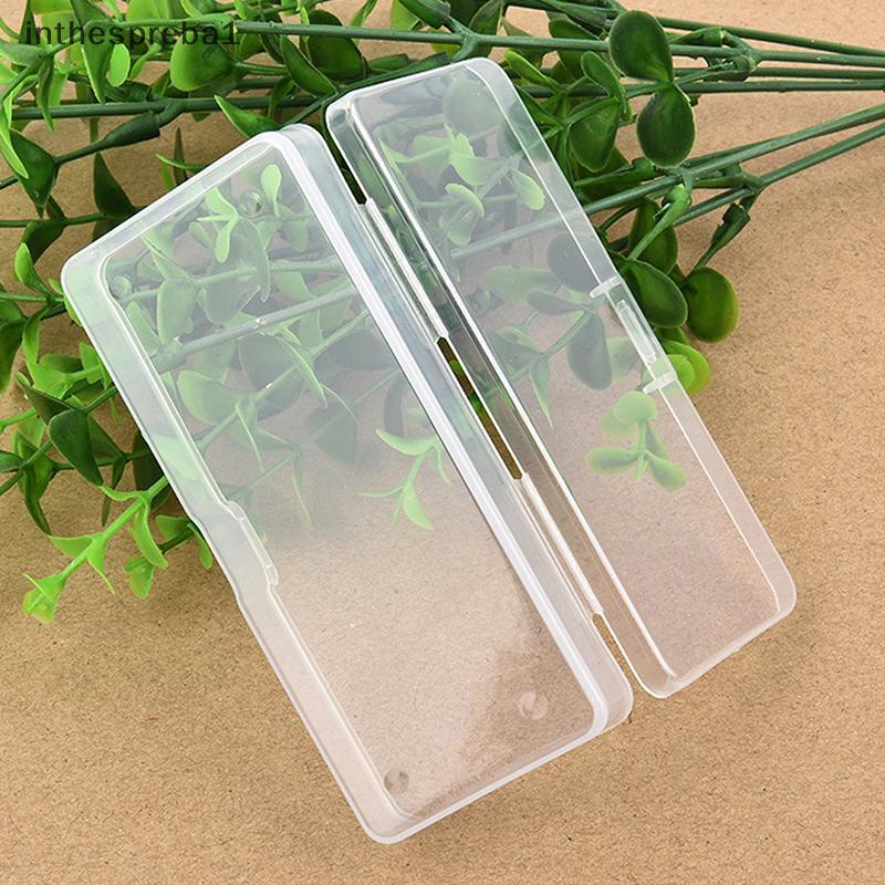 ซื่อสัตย์1 1ชิ้นกล่องเก็บพลาสติกใสขวดซอสส้อมผลไม้กล่องเก็บกล่องเก็บที่ว่างเปล่าเครื่องประดับสี่เหลี่ยมผืนผ้ากรณีใหม่