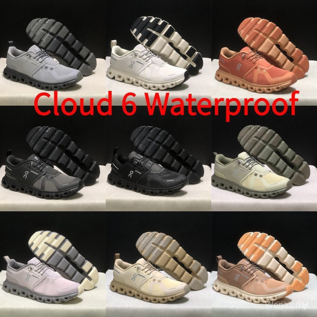 2026 On Running On Cloud 6 Cloud6 รองเท้าวิ่งกันน้ําสําหรับผู้ชายและผู้หญิง EUXD EKDV