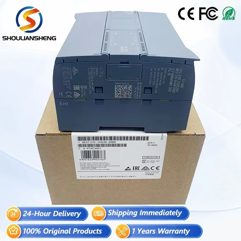 BEMT ยี่ห้อใหม่ Plc การเขียนโปรแกรม Controller 6ES7215-1HG40-0XB0 S7-1200 Plc 6ES7 215-1HG40-0XB0 S7