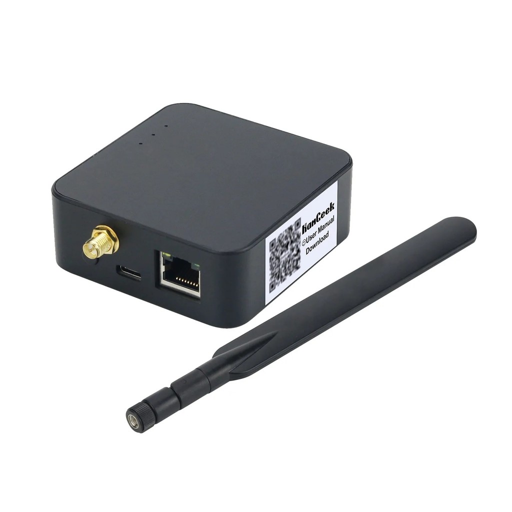 WGL0 HamGeek POE Zigbee 3.0 Coordinator Router Wifi Zigbee Gateway (สีดํา) สําหรับ HamGeek CC2652P โ