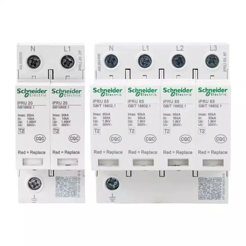 7P3G SPD Surge A9L040200 IPRU 2P 40KA/65KA/100KA/IPR65KA AC350V 230V 20KA 3P/4P Schneider T2 ระดับ S