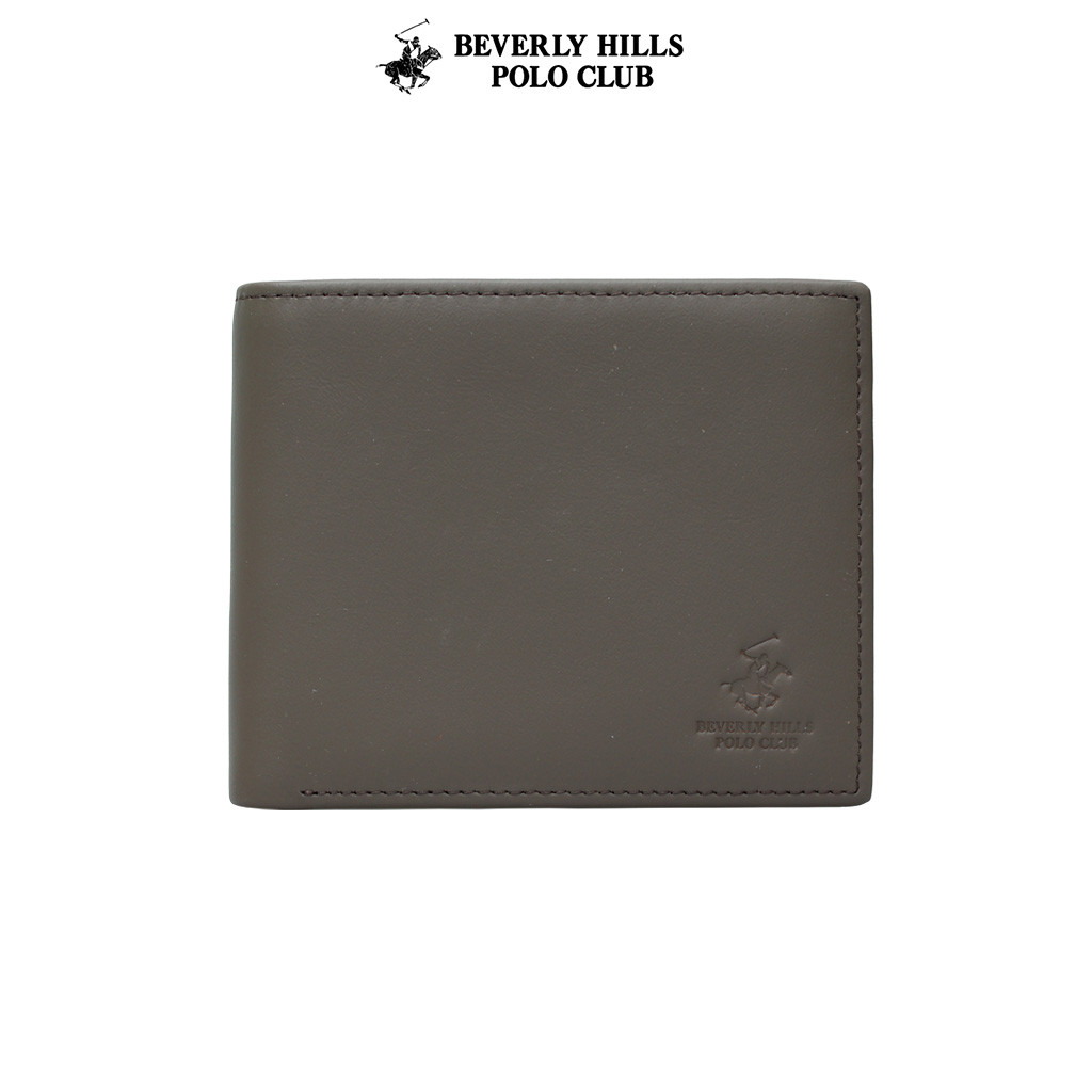 BEVERLY HILLS POLO CLUB RFID Short Wallet / Leather / Brown / BHW028G1 (250708B1B2)