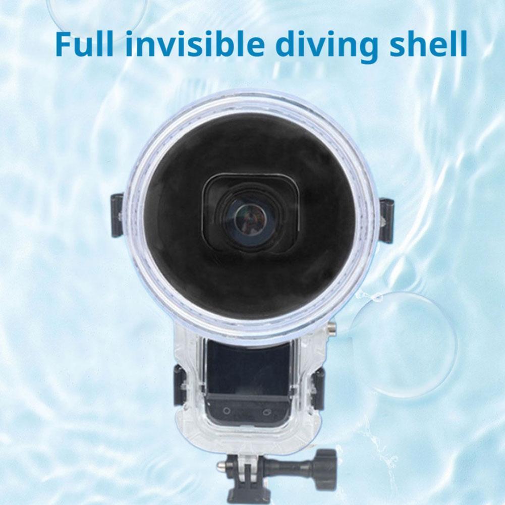 สําหรับ Insta360 X5 ที่มองไม่เห็น Dive Case 50m ที่มองไม่เห็นกันน้ําใต้น้ําสําหรับ Insta 360 X5 อุปก