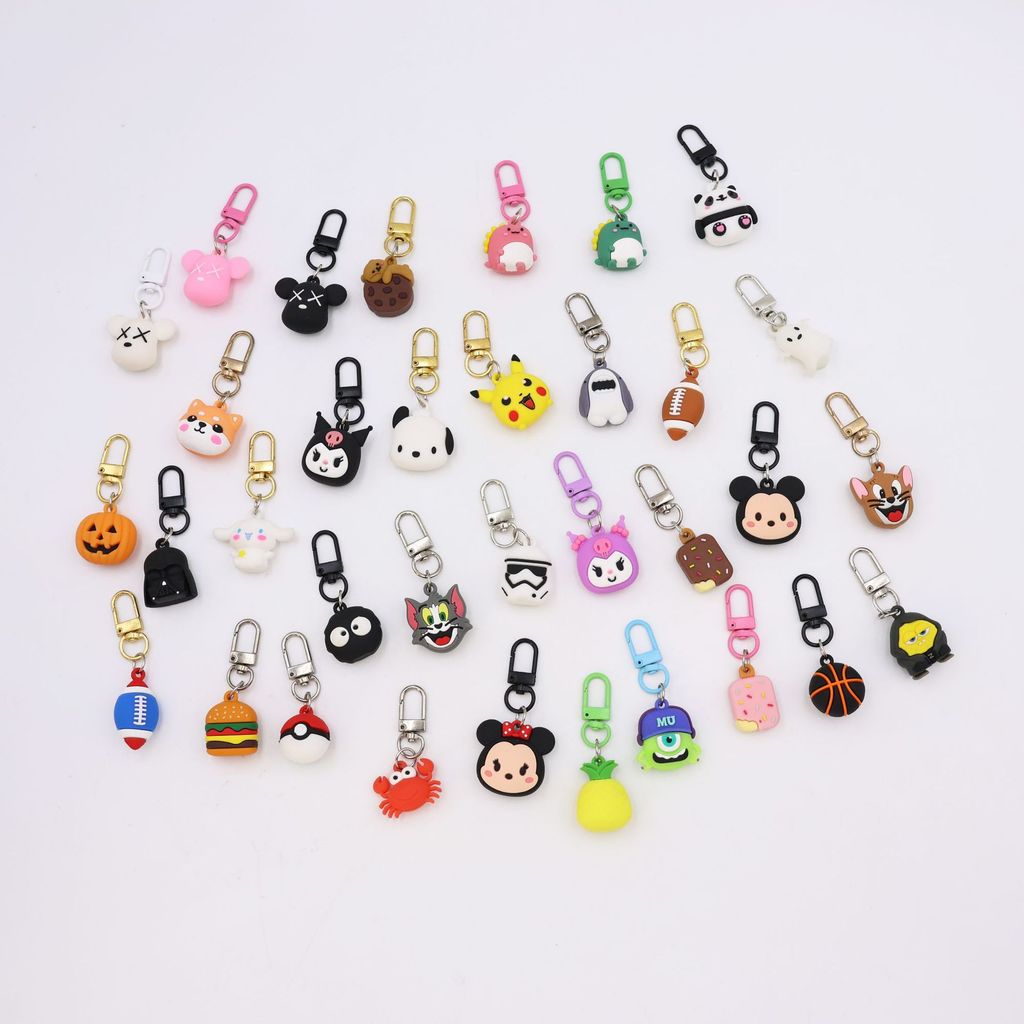 น่ารัก Kuromi พวงกุญแจพวงกุญแจสําหรับผู้หญิงผู้ชายอุปกรณ์เสริมเครื่องประดับ