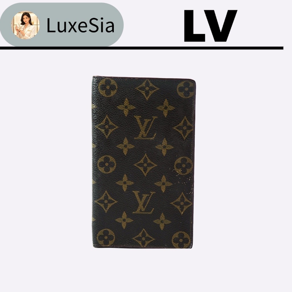 ของแท้ 100%L V  Brazza Wallet DC08 8900