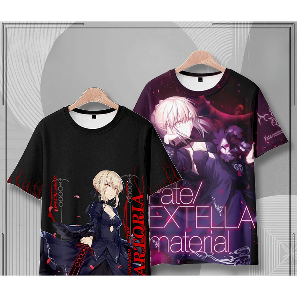 Fate FGO Jeanne Alter Saber Anime Graphic T-Shirt Unisex Short Sleeve Summer Cosplay Tee