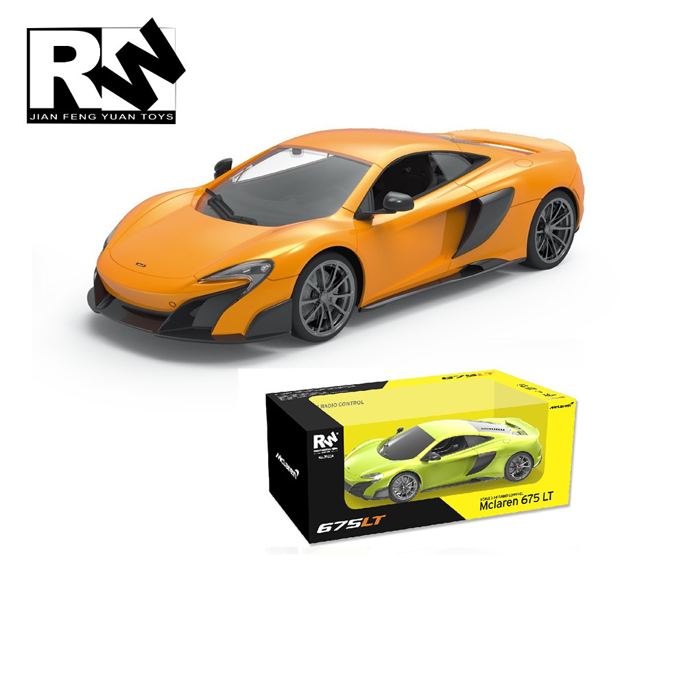 RW 1/14 Scale McLaren 675LT RC รถของเล่น 2.4GHz 4CH รีโมทคอนโทรลกีฬารุ่น Racing ของขวัญสําหรับชาย