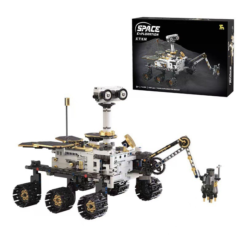 T1009 Mars Rover Building Blocks 1007PCS รีโมทคอนโทรล STEM ของเล่นเข้ากันได้กับ LEGO Technic Space E