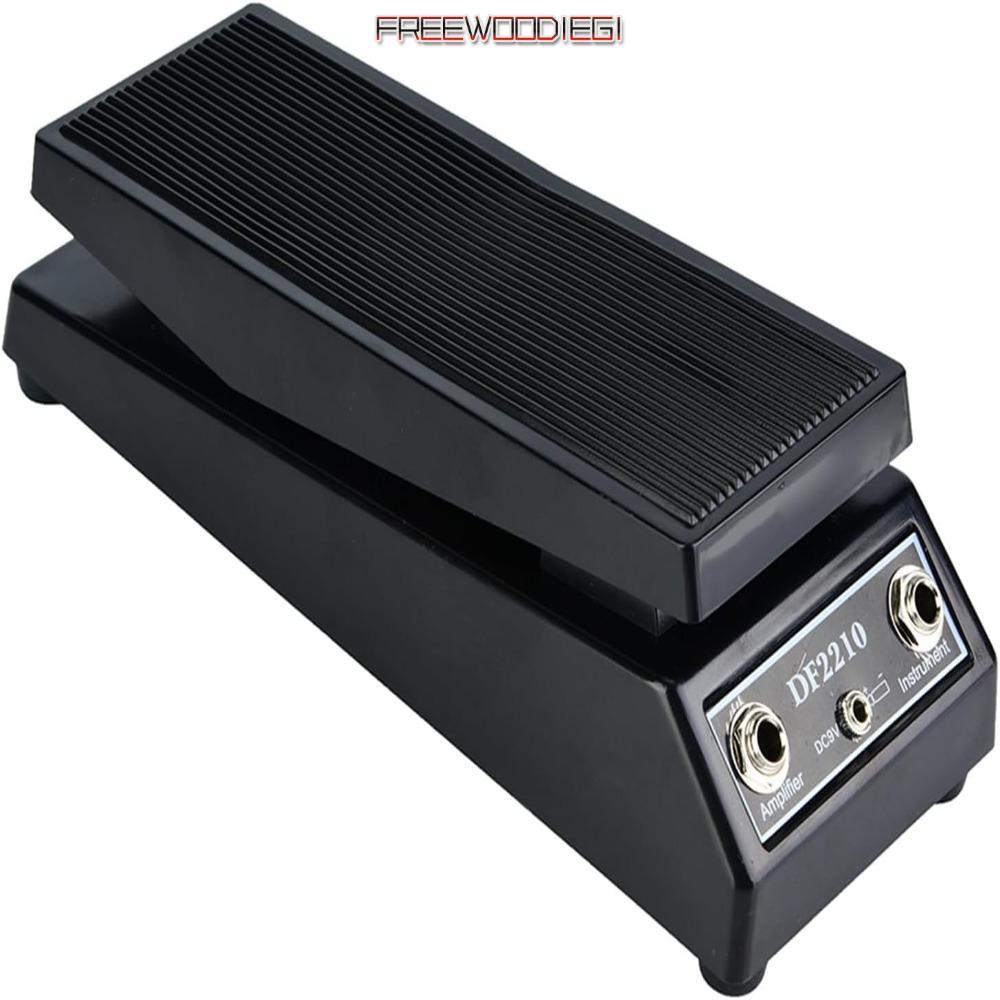 FREEWOODIEGI กีตาร์ Wah Pedal, สเตอริโอควบคุมเท้า Wah Effect Pedal, คลาสสิก PP + โลหะสีดําสี Multi W