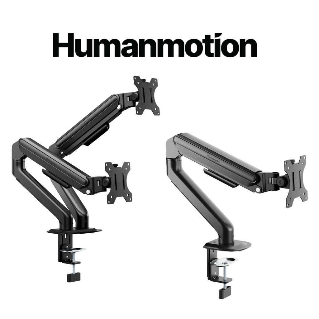 Humanmotion Monitor Arm แขนจับจอมอนิเตอร์ T680-1B / 2B สำหรับจอ 17-35" รับประกัน 3 ปี