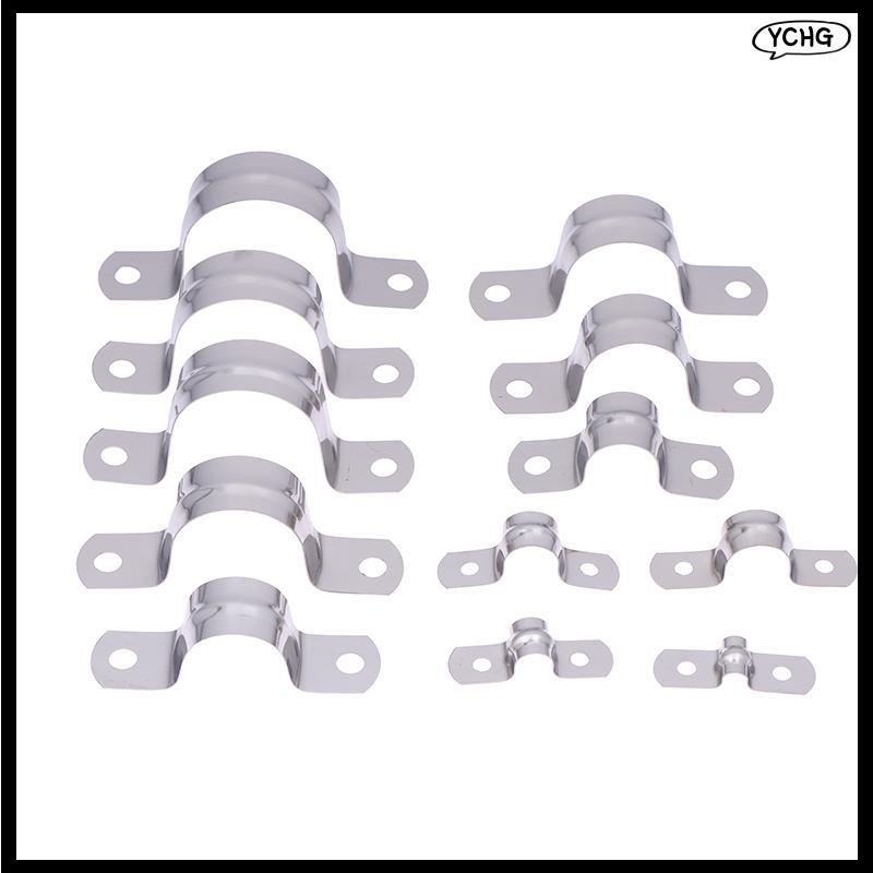 YCG สแตนเลส U-Shaped Tube Clamp อานโลหะหลอด Clamp U Conduit Braet สําหรับการใช้งานสําหรับงานหนักใหม่