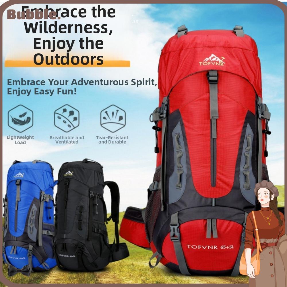 BUBBLE Camping Backpack, Large Size Storage Pack Design Travel Backpack, Practical Heavy Duty Sports