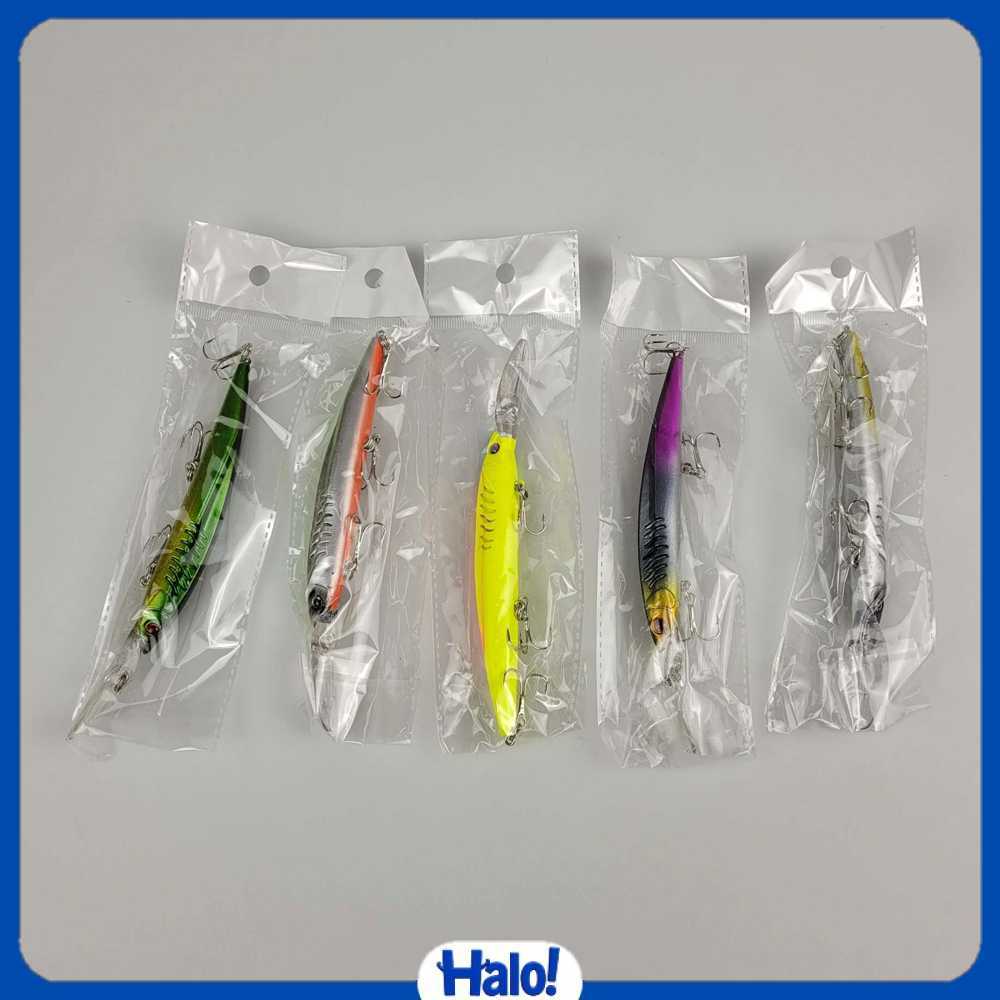 Proberos Minnow เหยื่อตะขอเสียงแหลม เหยื่อตกปลา 11 ซม. 1 ชิ้น - PB333
