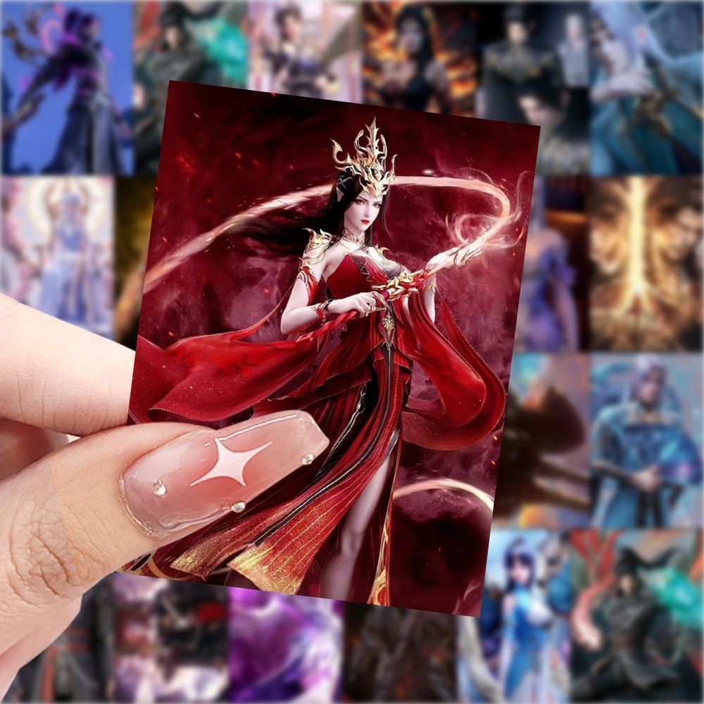 ใหม่การ์ตูนจีน Broken Sky Meitu สติกเกอร์ Xiao Yan Medusa diy โทรศัพท์มือถือเดสก์ท็อปตกแต่งสติกเกอร์