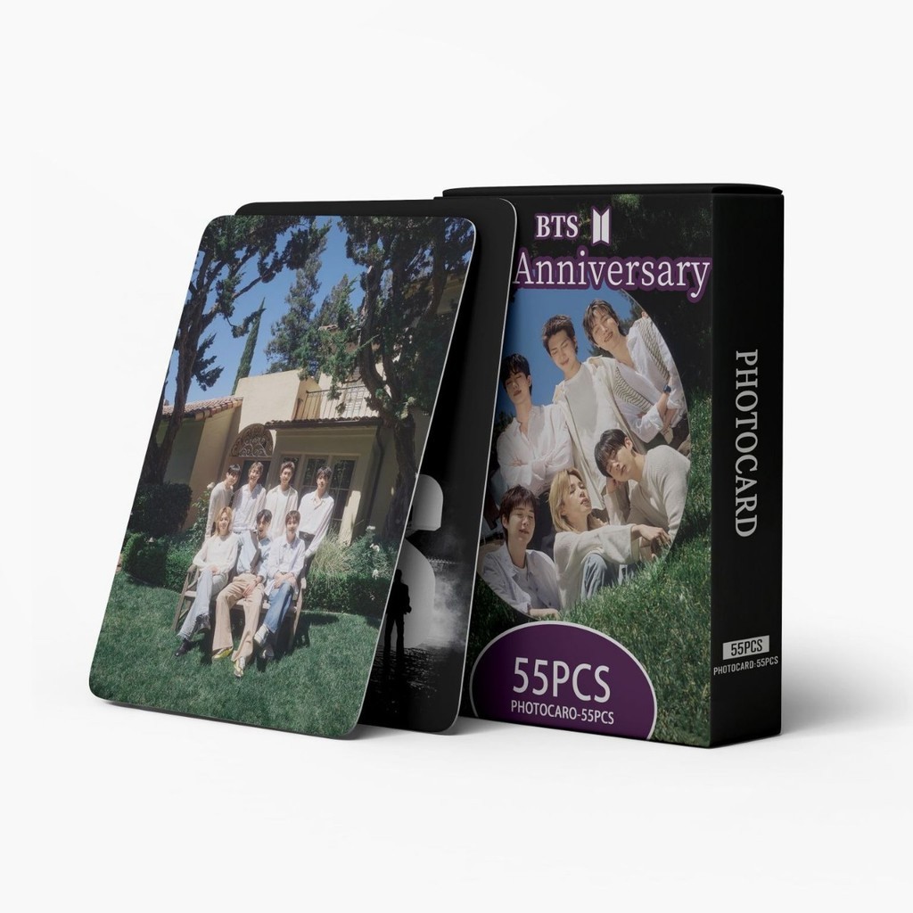 สินค้าใหม่ขนาดใหญ่ 55 แผ่น BT Egg-Proof Youth League 13th Anniversary HD Photo Card KPOP Merchandise