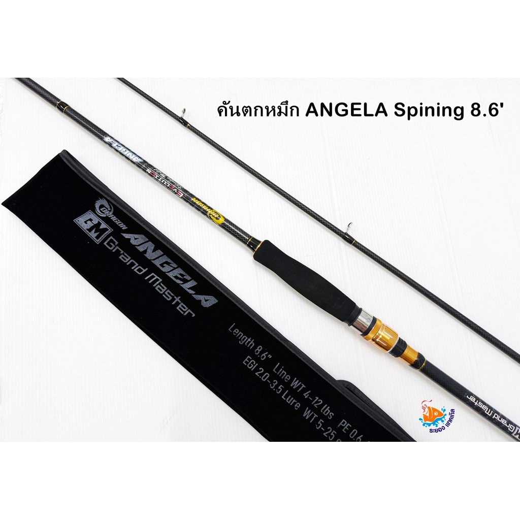 คันตกหมึก ANGELA คันสปิน 2 ท่อน 862M PE 0.6-1.5