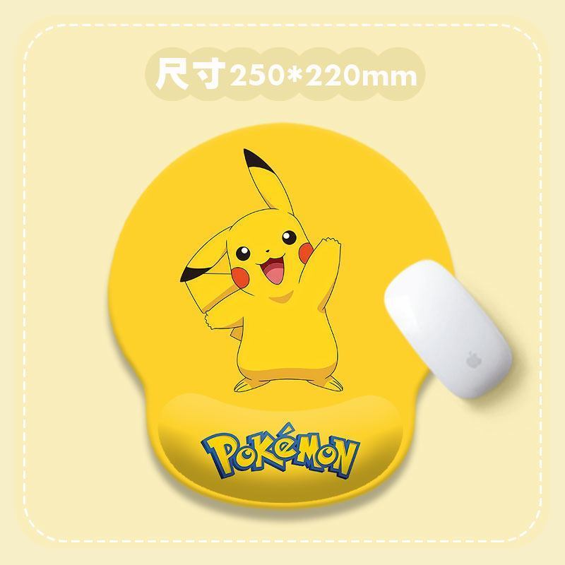 Pokémon Mouse Pad การ์ตูน Merchanded WRIST Pad Pikachu Kabimon แผ่นรองเมาส์น่ารัก Pokemon Mouse Pad 
