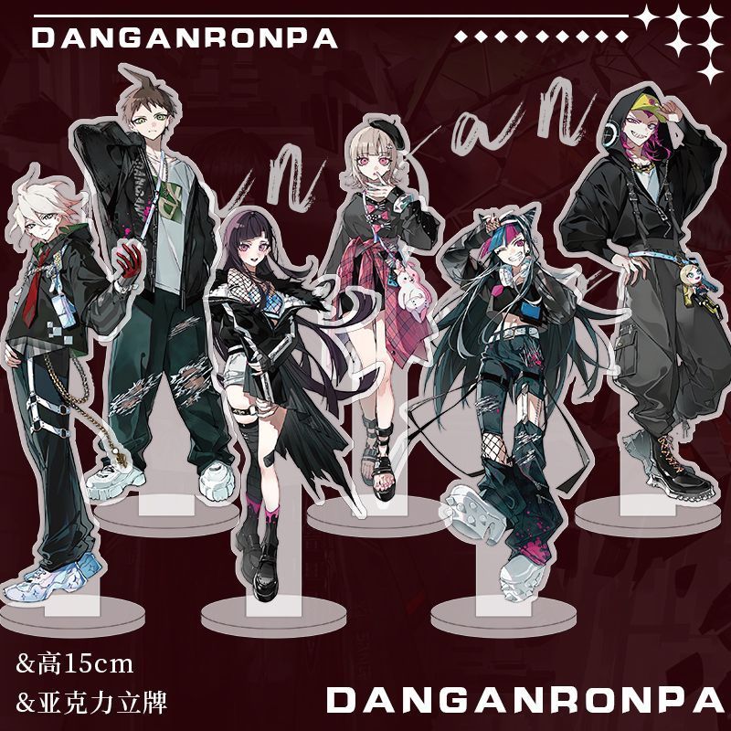 Danganronpa 2 ZOZOTOWN แผ่นตกแต่งโต๊ะ Nagito Komaeda Standee Hajime Hinata คอลเลกชันเครื่องประดับ Ac