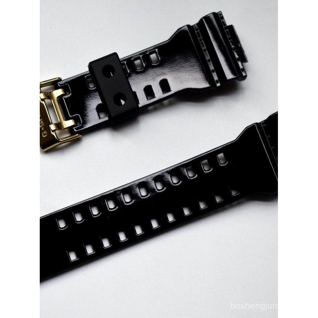 9UGW [อุปกรณ์เสริมเท่านั้นไม่อยู่ในนาฬิกา] GA-110GB GD-100GB สาย G-SHOCK สีทองสีดํา GA-110A 110B 710