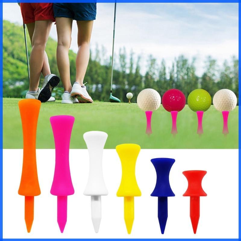 Con 50 ชิ้นชุด Golf-Tees พลาสติก Step Down Unbreakable Professional Golf-Tees ยาวสั้น Golf-Tees สําห