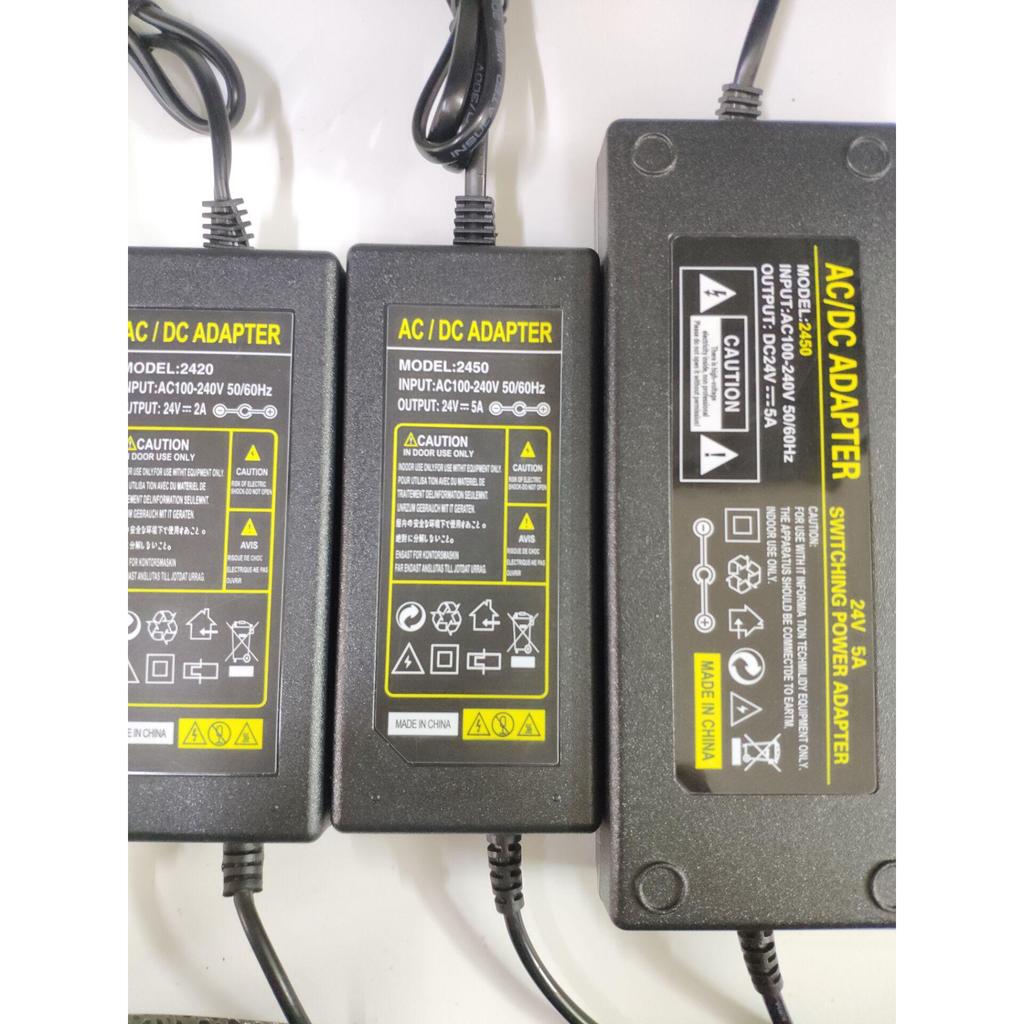 อะแดปเตอร์ไฟ 220V เป็น DC 24V2A 24V3A 24V4A 24V5A สายไฟ AC เป็น DC
