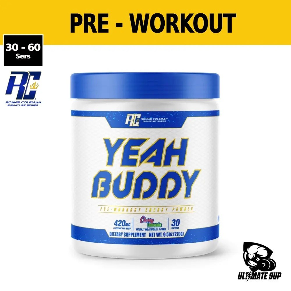 Ronnie Coleman Signature Series, YEAH BUDDY, Pre Workout, Mental Focus, Intense Muscle Pump, Ultimat