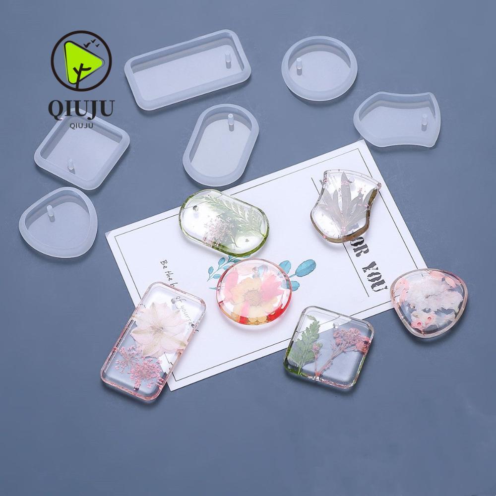 QIJU ซิลิโคน Mould ประณีต DIY Craft Epoxy Handmade สร้อยคอพวงกุญแจ