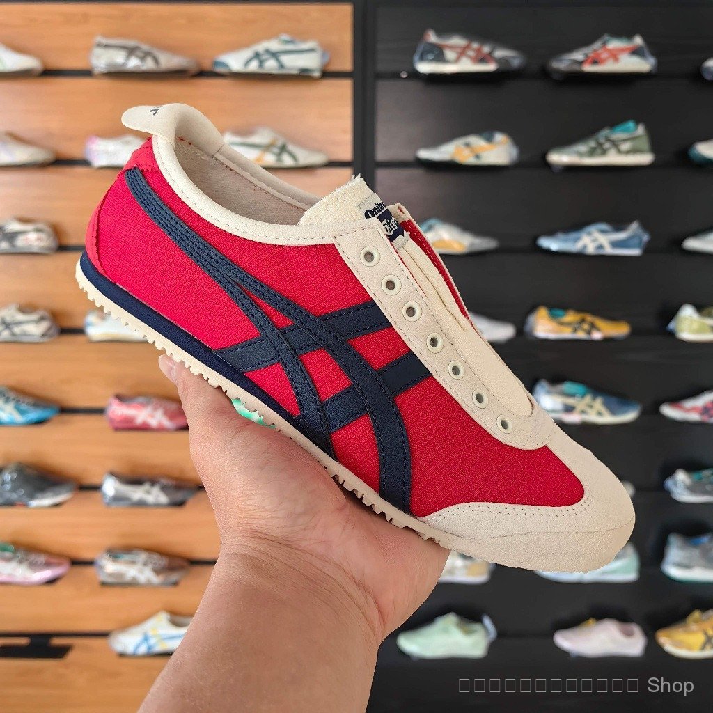 Onitsuka tige slip on Canvas Shoes Men Women Casual Shoes 8EUR