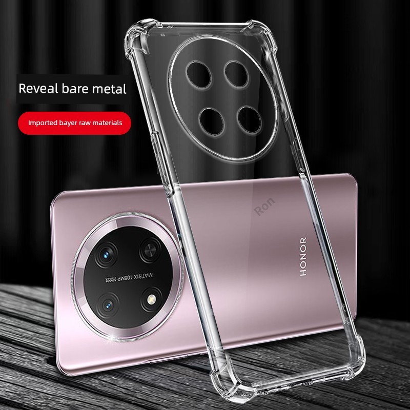 เคส honor x9c เคส honor x9b 5g เหมาะสําหรับ Huawei Honor X9C เคสโทรศัพท์ BRP-NX1 ง่ายถุงลมนิรภัยซิลิ