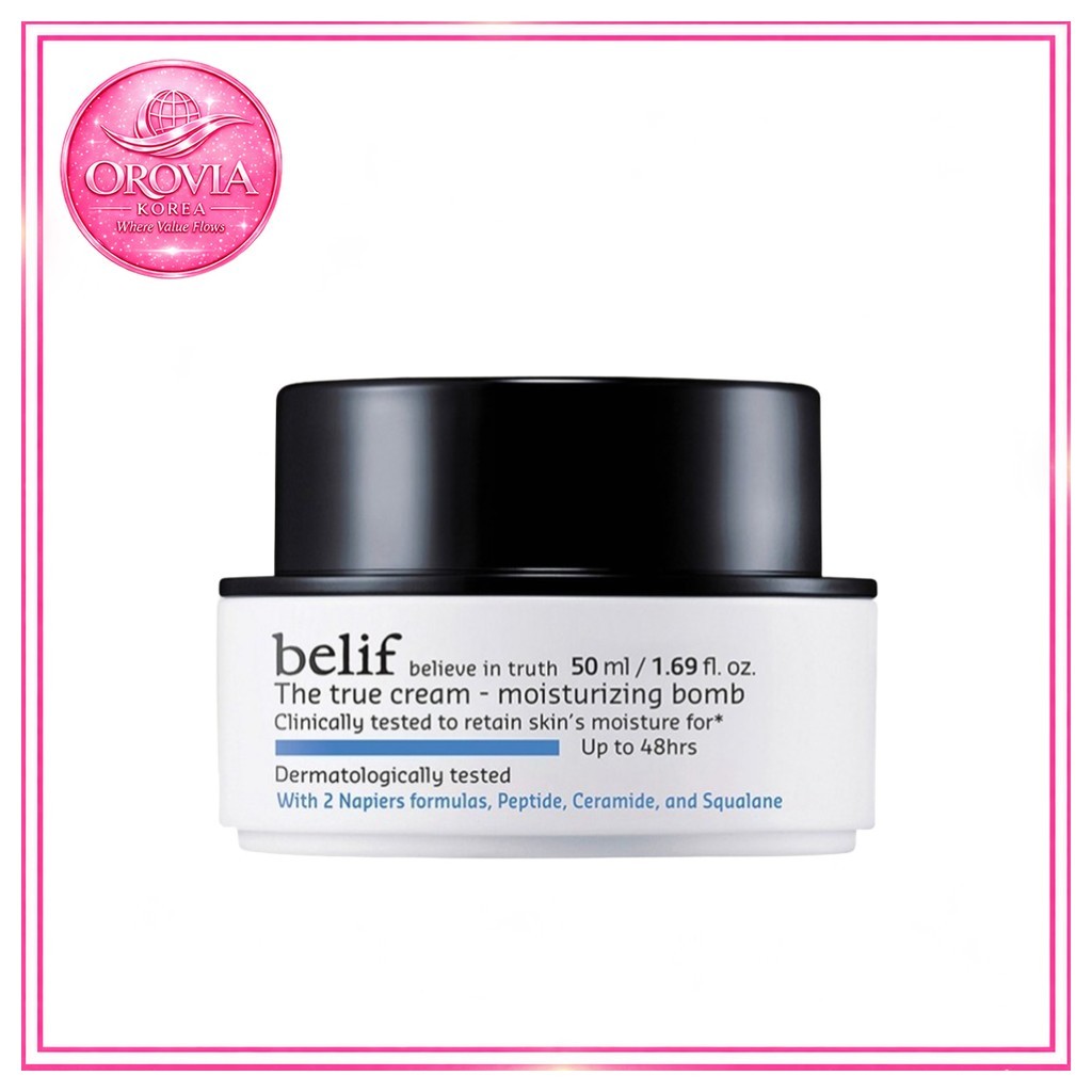 [belif] The True Cream - Moisturizing Bomb, 50ml, 1pc / Korean Moisturizer / Intense Hydration by OR