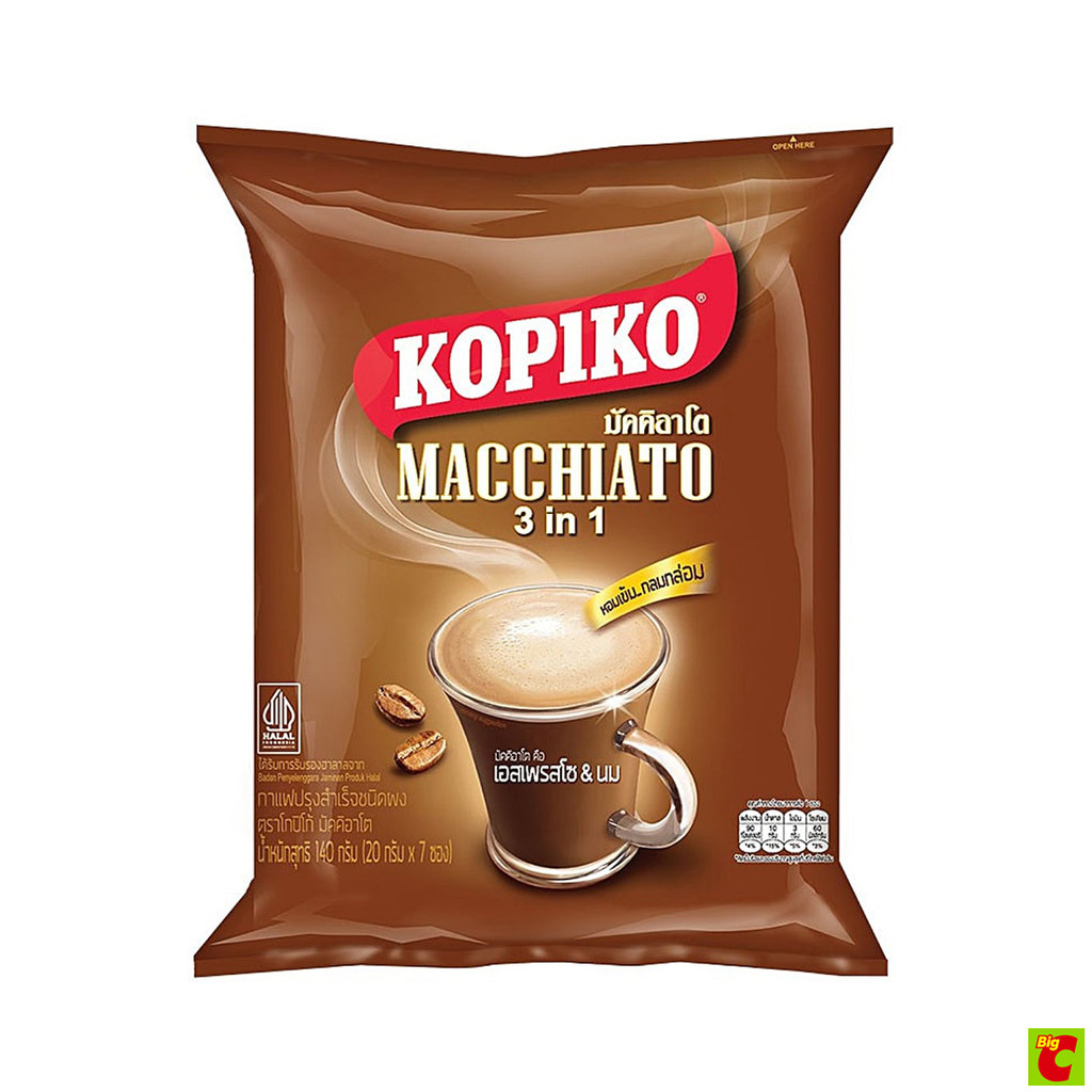โกปิโก้ มัคคิอาโต กาแฟปรุงสำเร็จชนิดผง 24 ก. x 7 ซอง