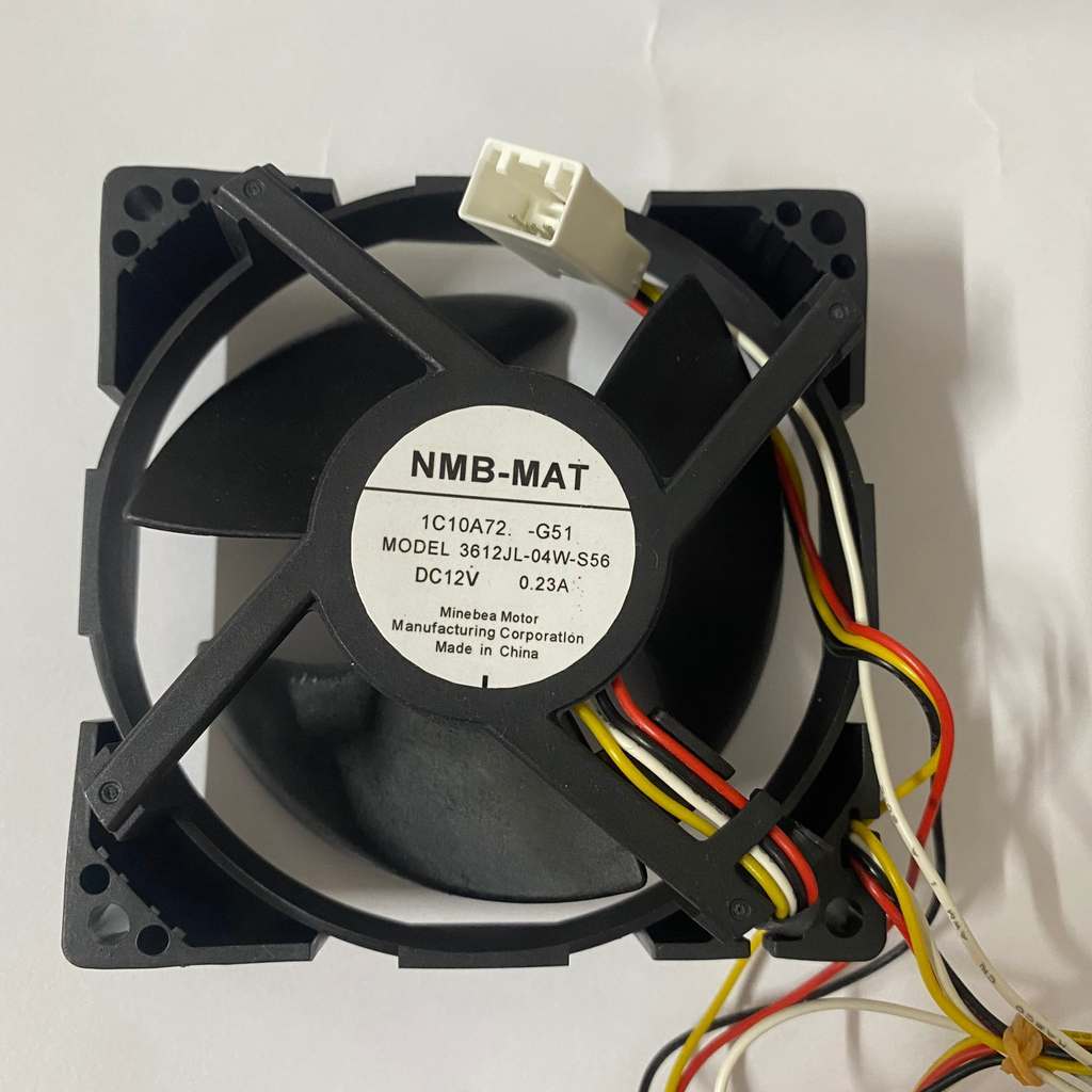เหมาะสําหรับพัดลมตู้เย็น Mitsubishi Frostless NMB 3612JL-04W-S56 12V 0.23A พัดลม