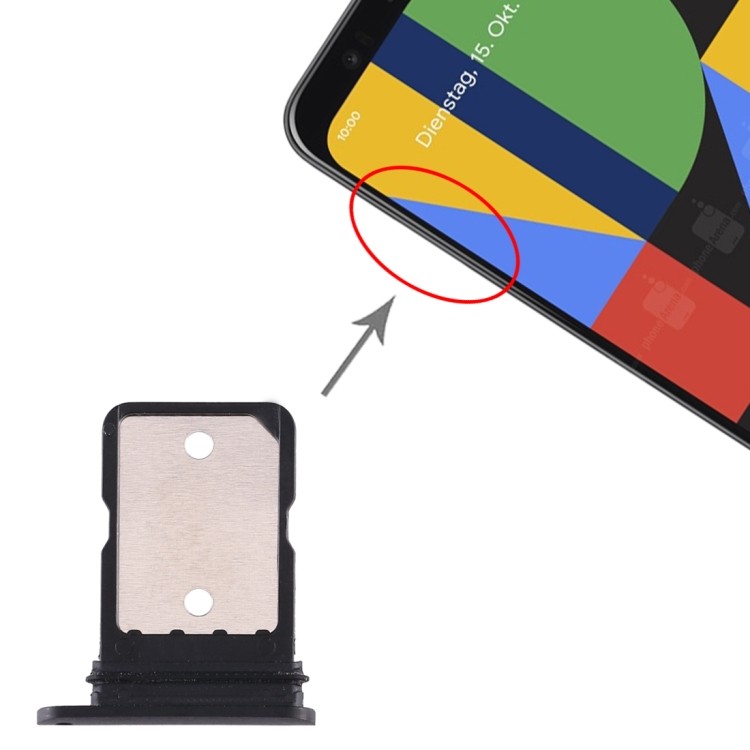 พร้อมส่ง ถาดซิมการ์ดสําหรับ Google Pixel 4 / Pixel 4XL(สีดํา)