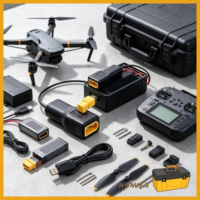 HOMIE0 รุ่นชาร์จประเภท C ถึง XT30 ขั้วต่อสายไฟ 100W 5V-20V 5A ขนาดเล็ก-Form อะแดปเตอร์แปลงสําหรับ Fi