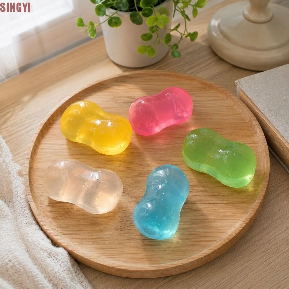SINGYI Soap Squishy Toy, Moldable Clear Series Soap Fidget Toy, Hand Squeeze Toy สบู่จําลองสบู่น้ําม