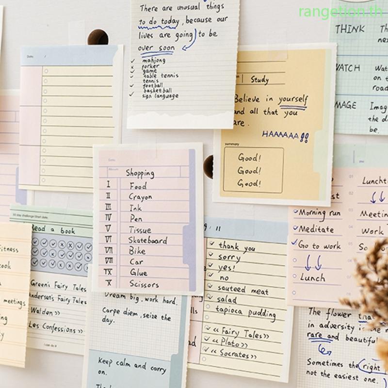 RAN Stick Note คุณภาพ Note Pad กาวสําหรับวารสารปฏิทินองค์กร