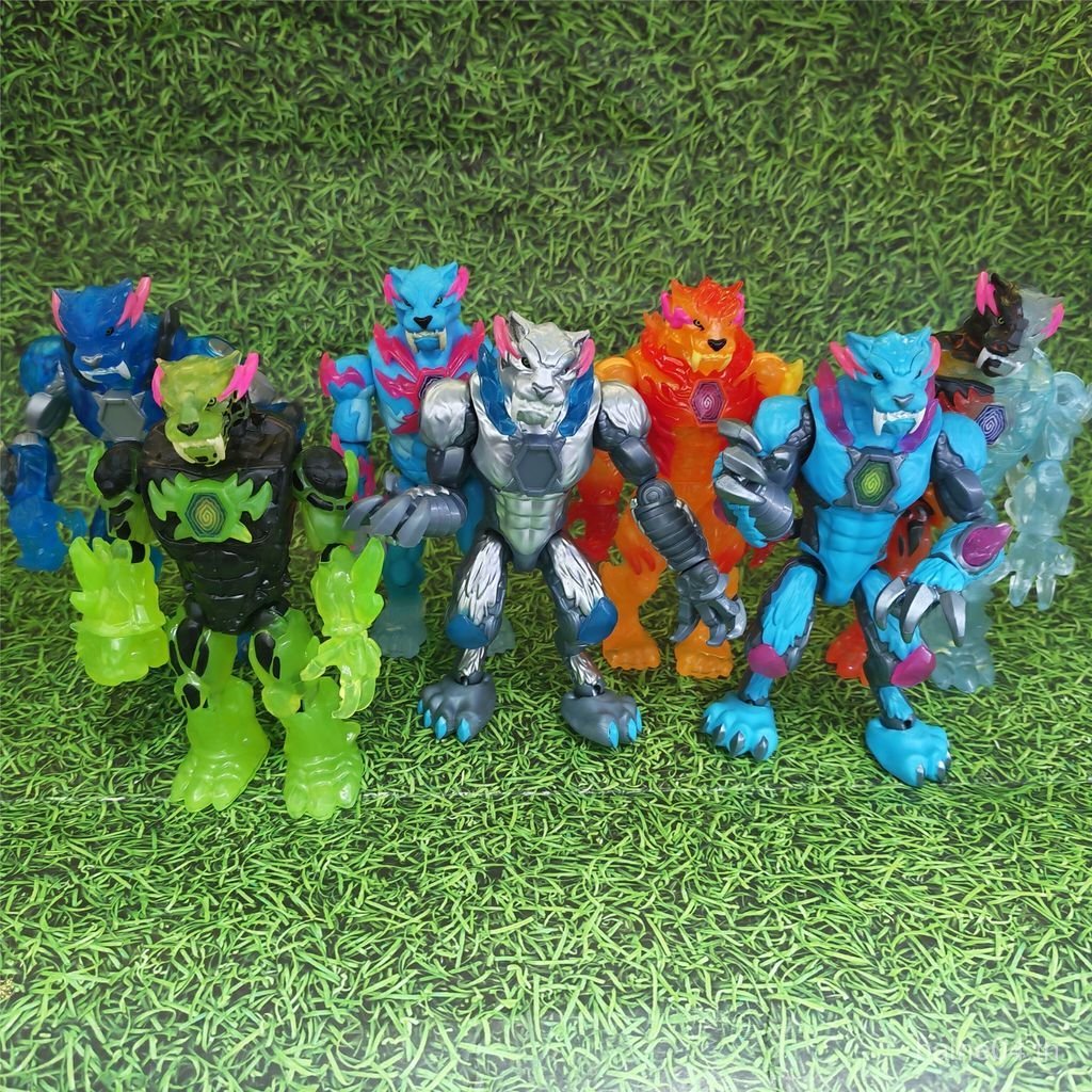 ขายร้อน 2025 Bulk MrBeast Beast Lab Mutant Metal Panther Transformation ตุ๊กตาเคลื่อนย้ายได้ของเล่น 