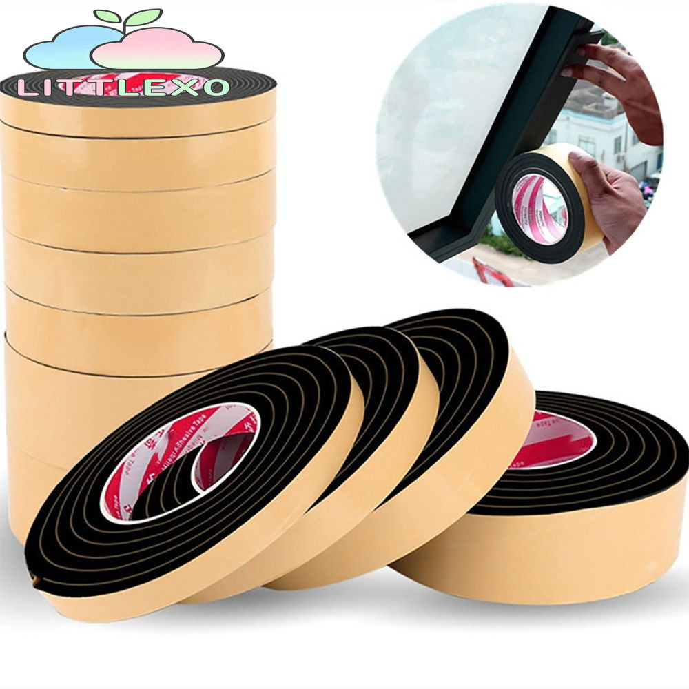 LITTLEX 10M แถบซีลยาง Strong Adhesion Draught Excluder Anti-collision Weather Stripping