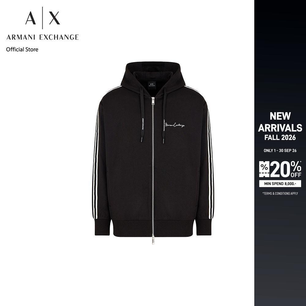 Armani Exchange เสื้อสเวตเชิ้ตผู้ชาย รุ่น 8NZMSH-Z9N1Z-1200 - สีดำ