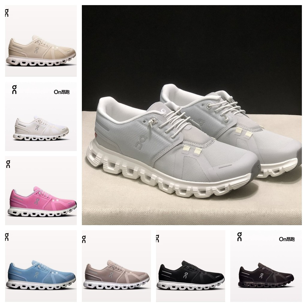 On Running On Cloud 6 Cloud6 รองเท้าวิ่งผู้ชายผู้หญิงสไตล์ Unisex สไตล์คู่กันกระแทกน้ําหนักเบาระบายอ