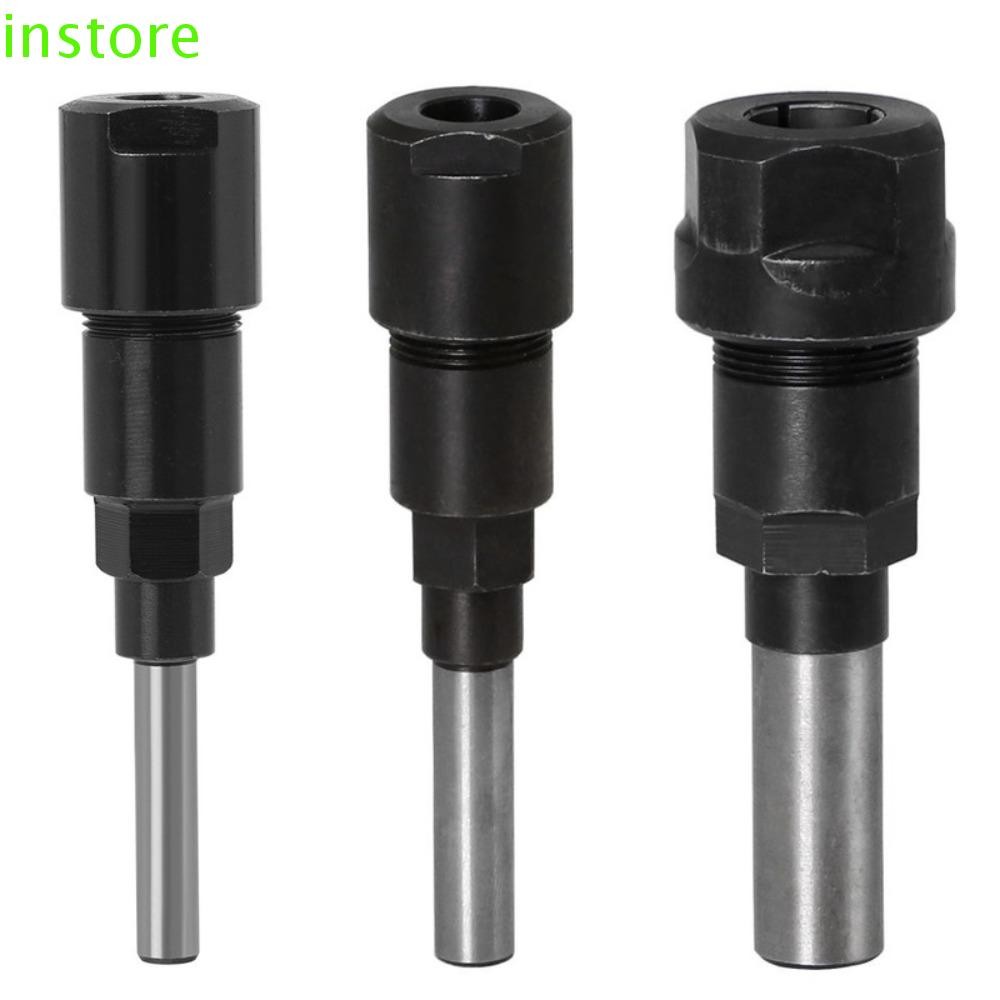 INSTORE Router Collet Extension 1/2 "Shank 1PC Converter Collet Holder งานไม้ 1/4 "เครื่องตัดมิลลิ่ง