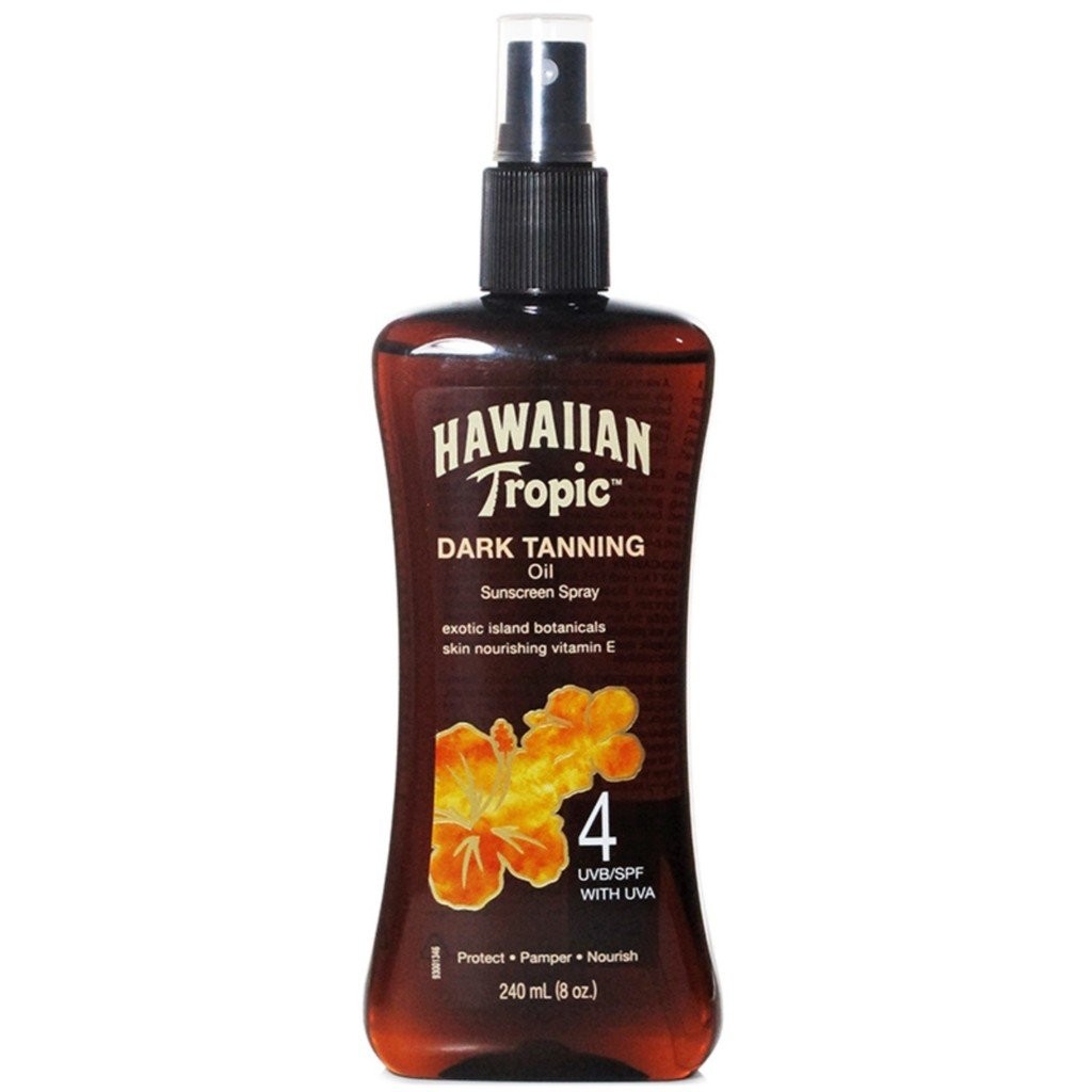 American Hawaiian Tropic Hawaiian Tropic Hawaiian SPF4 Beauty Black Oil Sun-Aid Spray Bronze