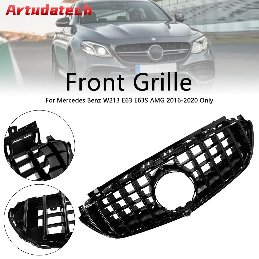 Artudatech กระจังหน้าย่าง Fit Mercedes Benz W213 E63 E63S AMG 2016-2020 เท่านั้น
