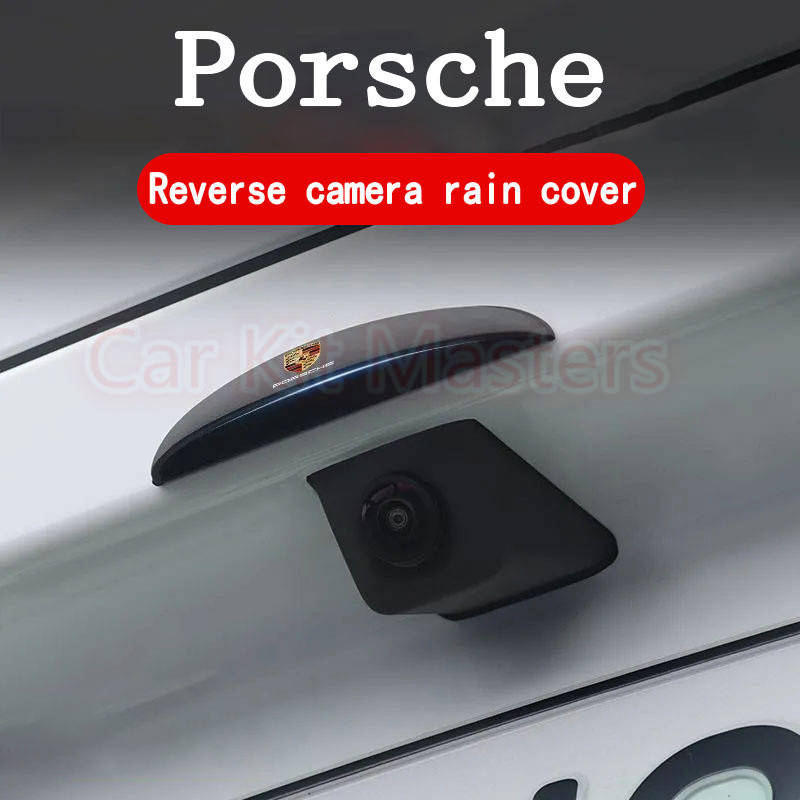 Porsche รถย้อนกลับกล้อง Rain Cover กันน้ํา Anti-Rain Shield สําหรับ Cayenne Macan Panamera Cayman Bo