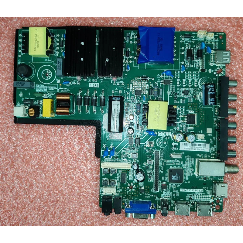 TP.MS3553.PC821 เมนบอร์ดทีวีสามในหนึ่งเดียวพร้อมกําลังสูงสําหรับ hv550qub-f84 138w 600ma หรือ HV490F