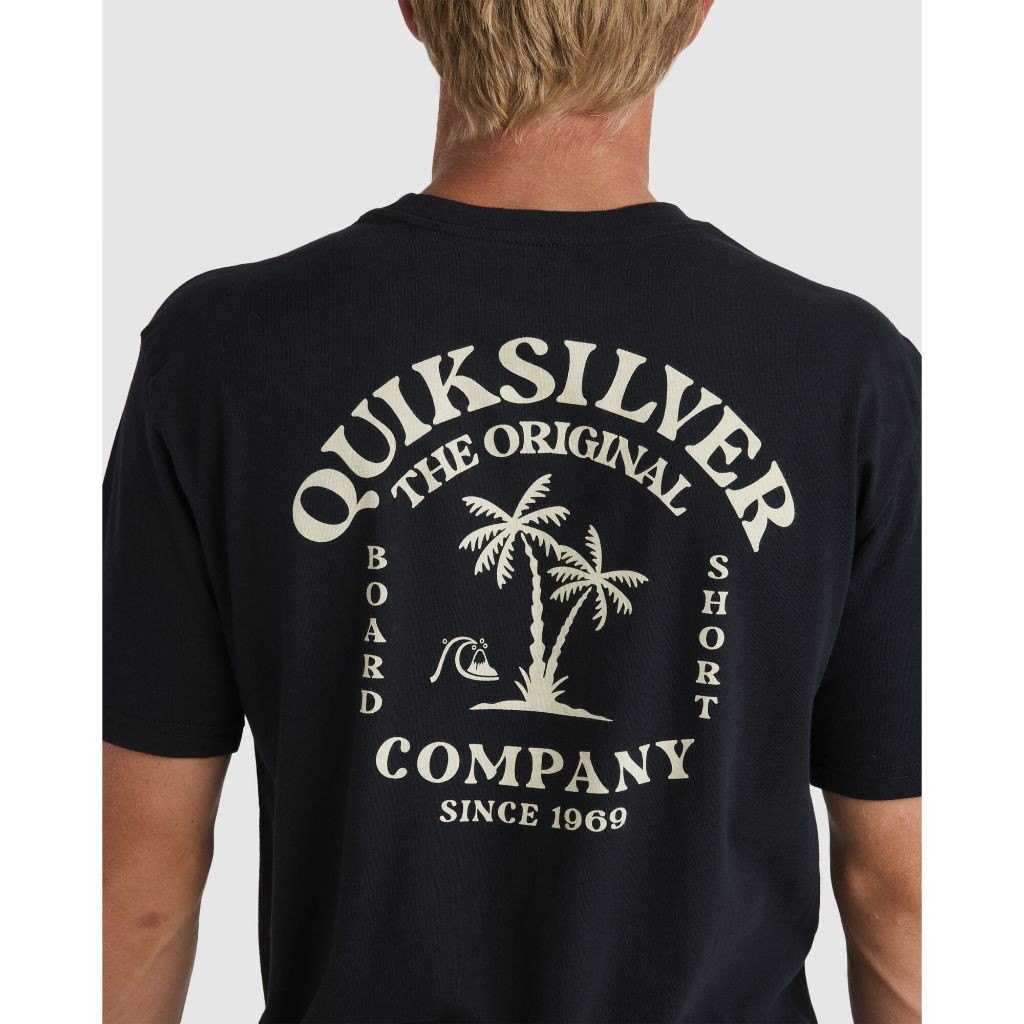 ผู้ชายและผู้หญิง Quiksilver Classic Short Sleeve Pure 100% Cotton Casual Tees 86