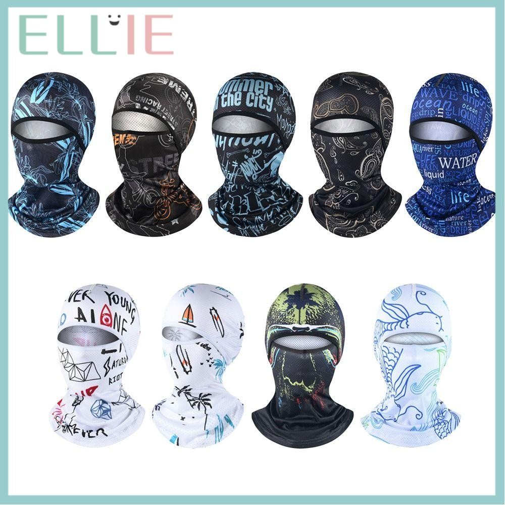 หมวกเต็มใบ Ellie กันแดดและลม ออกแบบมาสำหรับการขี่จักรยานและรถจักรยานยนต์ มาพร้อมผ้าพันคอสำหรับการเดิ